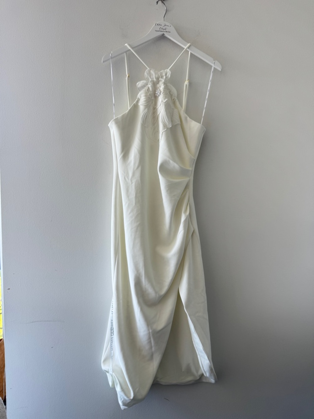 ELLIATT Janelle 3D White Midi Dress XL - Picture 4 of 9